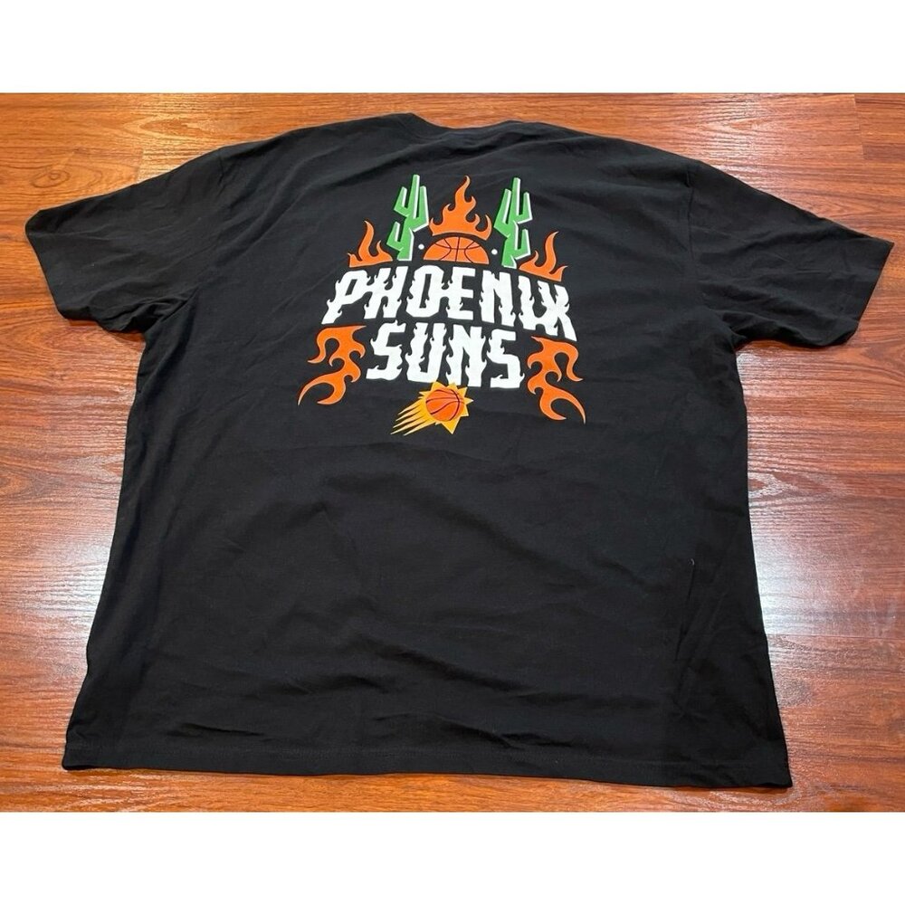 PHOENIX SUNS BLACK T SHIRT SZ XXL